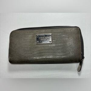 Michael Kors Lizard-Embossed Leather Wallet